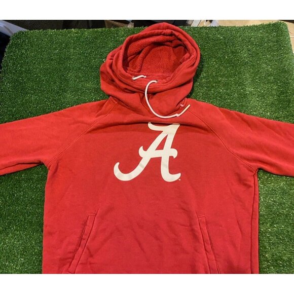 Womens Alabama Crimson Tide hoodie large sweatshirt nike cowl neck ladies Y2K - Picture 4 of 11